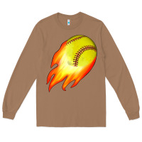 Toasted Coconut softball Long Sleeve Tee - JahusDesignShop