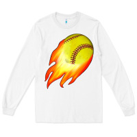 White softball Long Sleeve Tee - JahusDesignShop