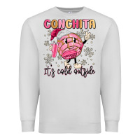 Dove Grey conchita it's cold outside Premium Sweatshirt - MaliasSmallBusiness
