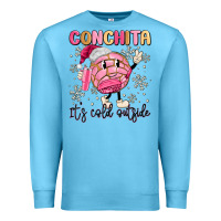 Ocean Blue conchita it's cold outside Premium Sweatshirt - MaliasSmallBusiness