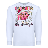 White conchita it's cold outside Premium Sweatshirt - MaliasSmallBusiness