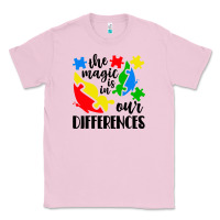 Bubblegum Pink the magic is in our differences Classic Tee - CowhideDigitalArt
