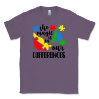 Lavender the magic is in our differences Classic Tee - CowhideDigitalArt