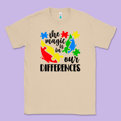 The Magic Is In Our Differences Classic Tee Designed By Cowhidedigitalart