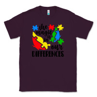 Plum the magic is in our differences Classic Tee - CowhideDigitalArt