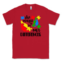 Red the magic is in our differences Classic Tee - CowhideDigitalArt
