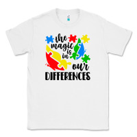 White the magic is in our differences Classic Tee - CowhideDigitalArt