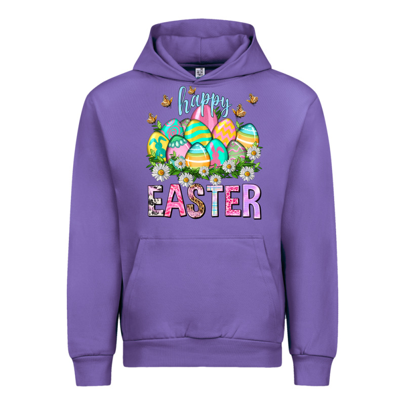 Happy Easter With Eggs Urban Hoodie by NancyCooperArtShop | Teevron