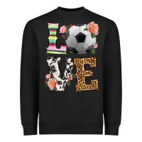 Black western love soccer Heavyweight Sweatshirt - HRA Design Shop