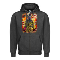 Charcoal Heather Firefighter Fire And American Zipper Hoodie - LillyAllenDesigns