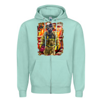 Seafoam Firefighter Fire And American Zipper Hoodie - LillyAllenDesigns