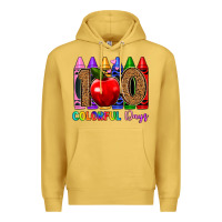 Antique Gold 100 colorful day s Premium Hoodie - Artiststas