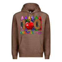 Chestnut 100 colorful day s Premium Hoodie - Artiststas