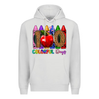 Dove Grey 100 colorful day s Premium Hoodie - Artiststas