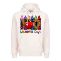 Pale Pink 100 colorful day s Premium Hoodie - Artiststas