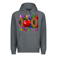 Rock 100 colorful day s Premium Hoodie - Artiststas