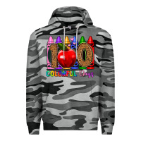 Slate Camo 100 colorful day s Premium Hoodie - Artiststas