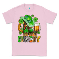 Bubblegum Pink one lucky  cowboy with hat and boots Classic Tee - AdoDesignShop