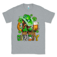 Heather Grey one lucky  cowboy with hat and boots Classic Tee - AdoDesignShop