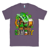 Lavender one lucky  cowboy with hat and boots Classic Tee - AdoDesignShop