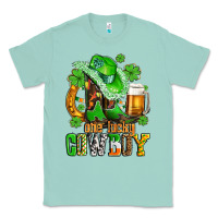 Seafoam one lucky  cowboy with hat and boots Classic Tee - AdoDesignShop