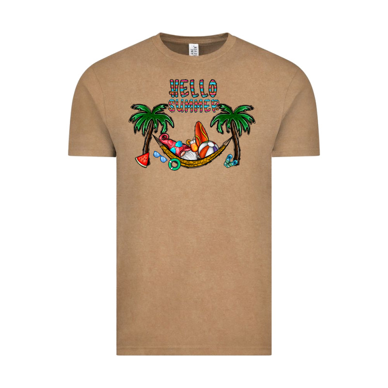 Hello Summer Vintage Tee by CowhideDigitalArt | Teevron