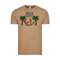 Vintage Coffee hello summer Vintage Tee - CowhideDigitalArt