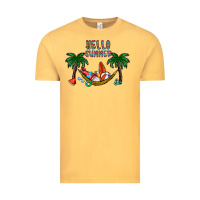 Vintage Mustard hello summer Vintage Tee - CowhideDigitalArt