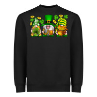 Black St. Patrick's Day gnomies Heavyweight Sweatshirt - Neo Western