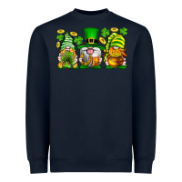 Navy St. Patrick's Day gnomies Heavyweight Sweatshirt - Neo Western