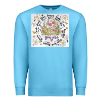 Ocean Blue god says you are inflated Premium Sweatshirt - MaliasSmallBusiness