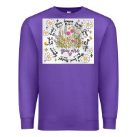 Purple god says you are inflated Premium Sweatshirt - MaliasSmallBusiness
