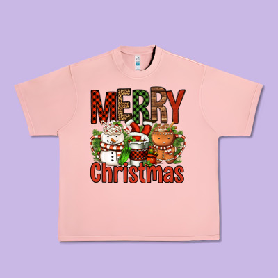 Merry Christmas Coffee Cups Urban Heavy Tee Designed By Fadigitalartstudio