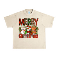 Sandshell Merry Christmas Coffee Cups Urban Heavy Tee - FaDigitalArtStudio