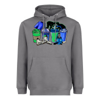 Storm wrestling coffee cups Heavyweight Hoodie - NancyCooperArtShop