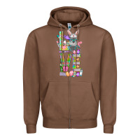 Chestnut love easter nurse Zipper Hoodie - NancyCooperArtShop