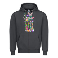 Smoke love easter nurse Zipper Hoodie - NancyCooperArtShop