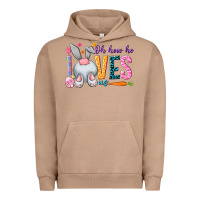 Pigment Burro Oh how he loves us Urban Hoodie - NancyCooperArtShop