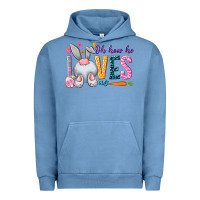 Pigment Pebble Blue Oh how he loves us Urban Hoodie - NancyCooperArtShop