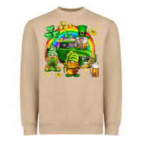 Mushroom St. Patrick's Day gnomies truck Heavyweight Sweatshirt - Neo Western