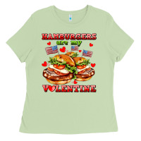 Matcha hamburger are my valentine Ladies Tee - AdoDesignShop