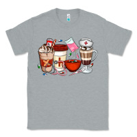 Heather Grey Nurse Coffee Cups Classic Tee - Artiststas
