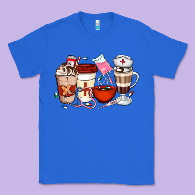 Nurse Coffee Cups Classic Tee Designed By Artiststas