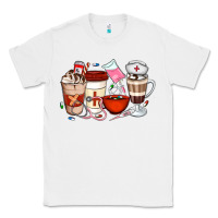 White Nurse Coffee Cups Classic Tee - Artiststas