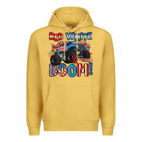 Antique Gold red white and boom 4th of july Premium Hoodie - Artiststas
