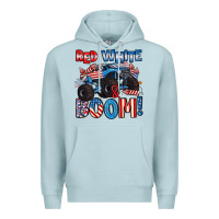 Blue Mist red white and boom 4th of july Premium Hoodie - Artiststas