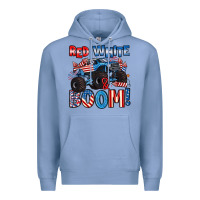 Colony Blue red white and boom 4th of july Premium Hoodie - Artiststas