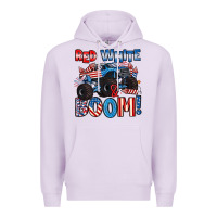Lilac red white and boom 4th of july Premium Hoodie - Artiststas