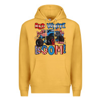 Mustard red white and boom 4th of july Premium Hoodie - Artiststas