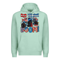 Seafoam red white and boom 4th of july Premium Hoodie - Artiststas